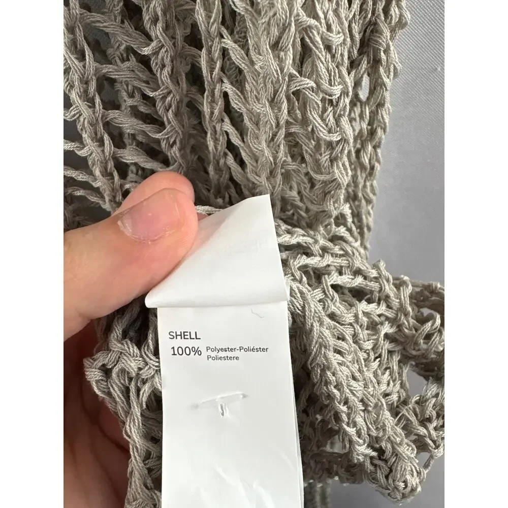 Women’s Cupshe Large Beige Wide Knit Sweater